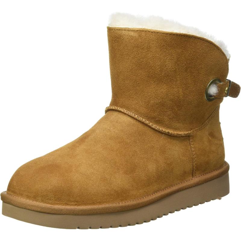 KOOLABURRA Women’s Remley Mini Fashion Boot(Chestnut) - Koolaburra By UGG